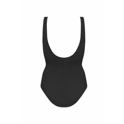 Self Jednoczęściowy strój kąpielowy Fashion 7 S1006 czarny tył